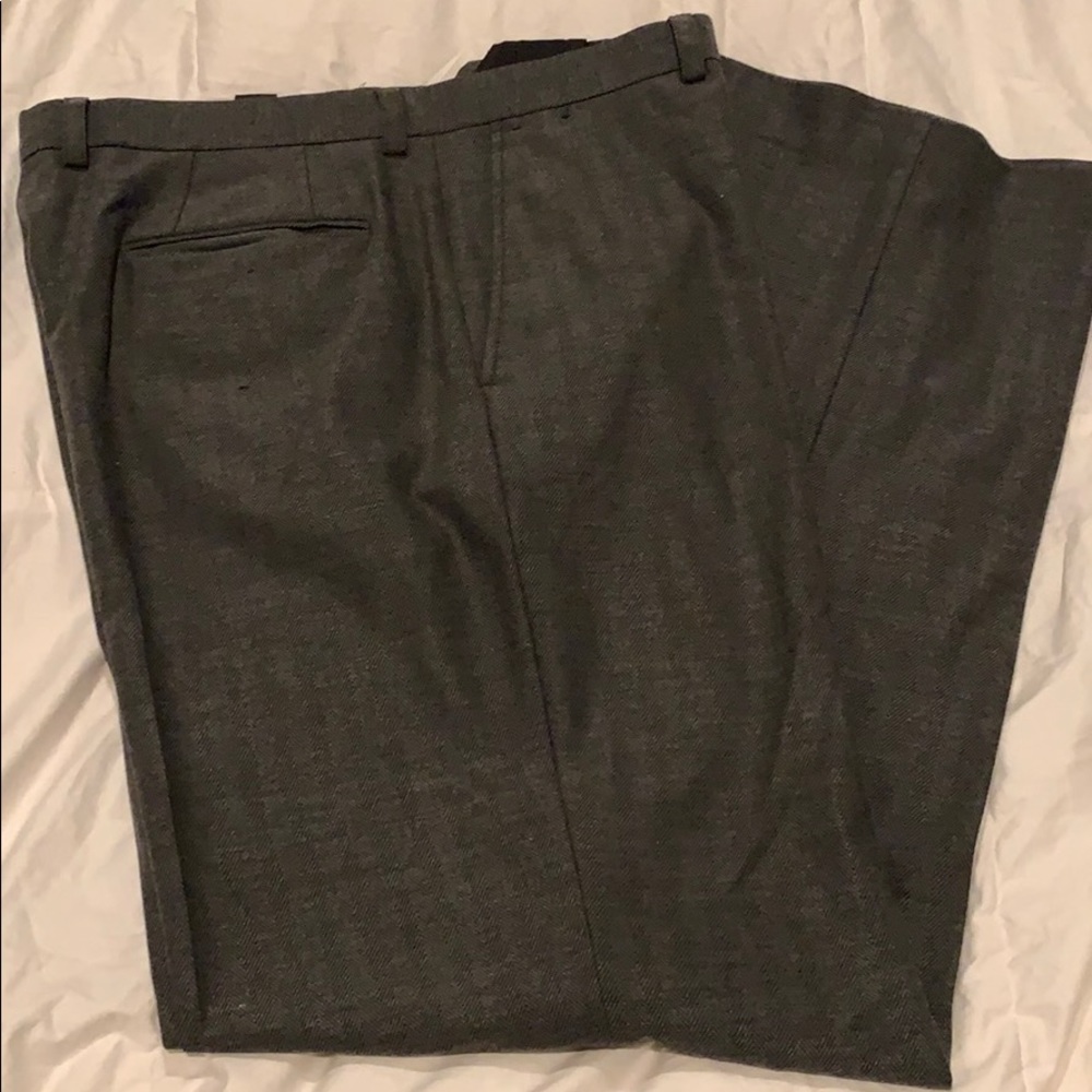 Flat front slacks